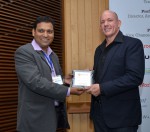 Vikas Khanduri Presents Memento To Stuart Lloyd