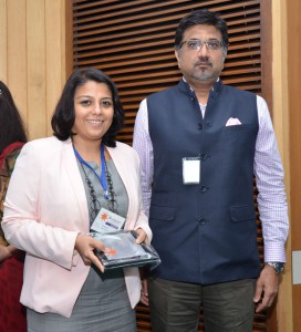 Sunila Patil With The Memento Presented By Ashish Kumar